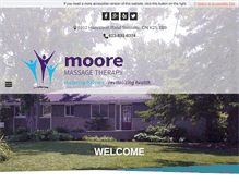 Tablet Screenshot of mooremassage.ca